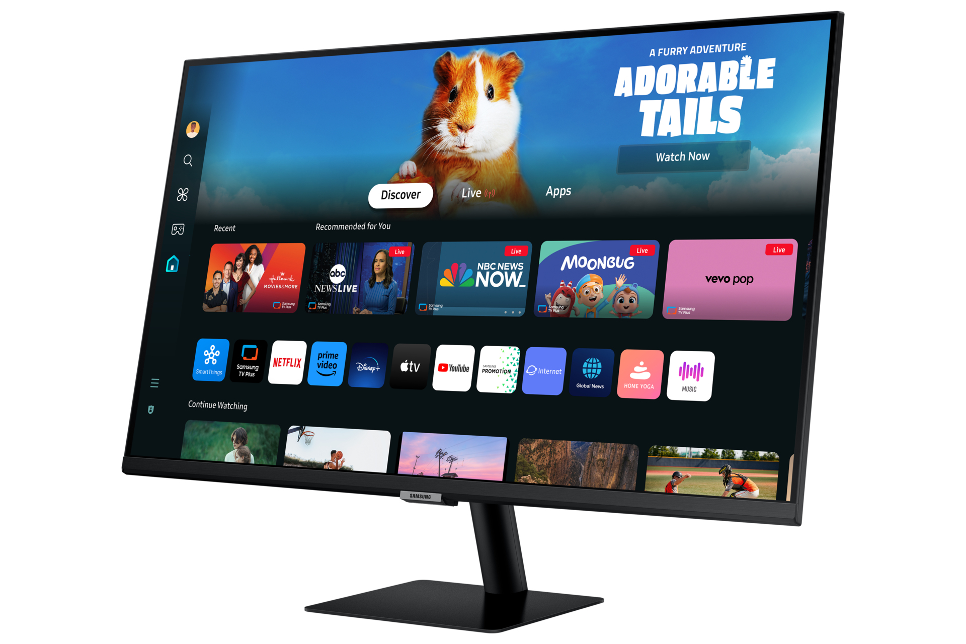 Samsung 27" M50D FHD Smart Monitor with Speakers and Remote – image 8