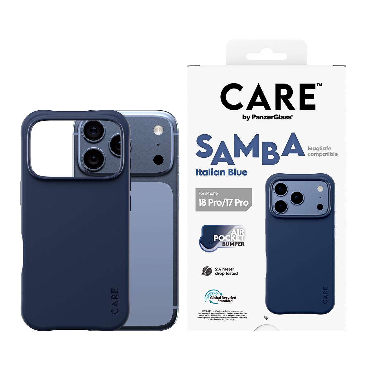 PanzerGlass CARE™ by PanzerGlass® Samba Case Italian Blue w. MagSafe iPhone 18 Pro | 17 Pro – image 2