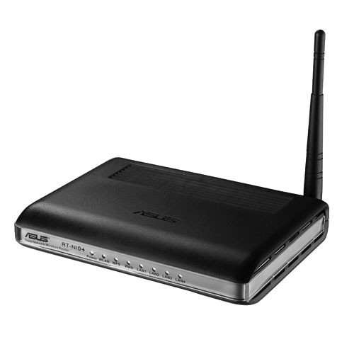 ASUS RT-N10+ wireless router Fast Ethernet Black – image 1
