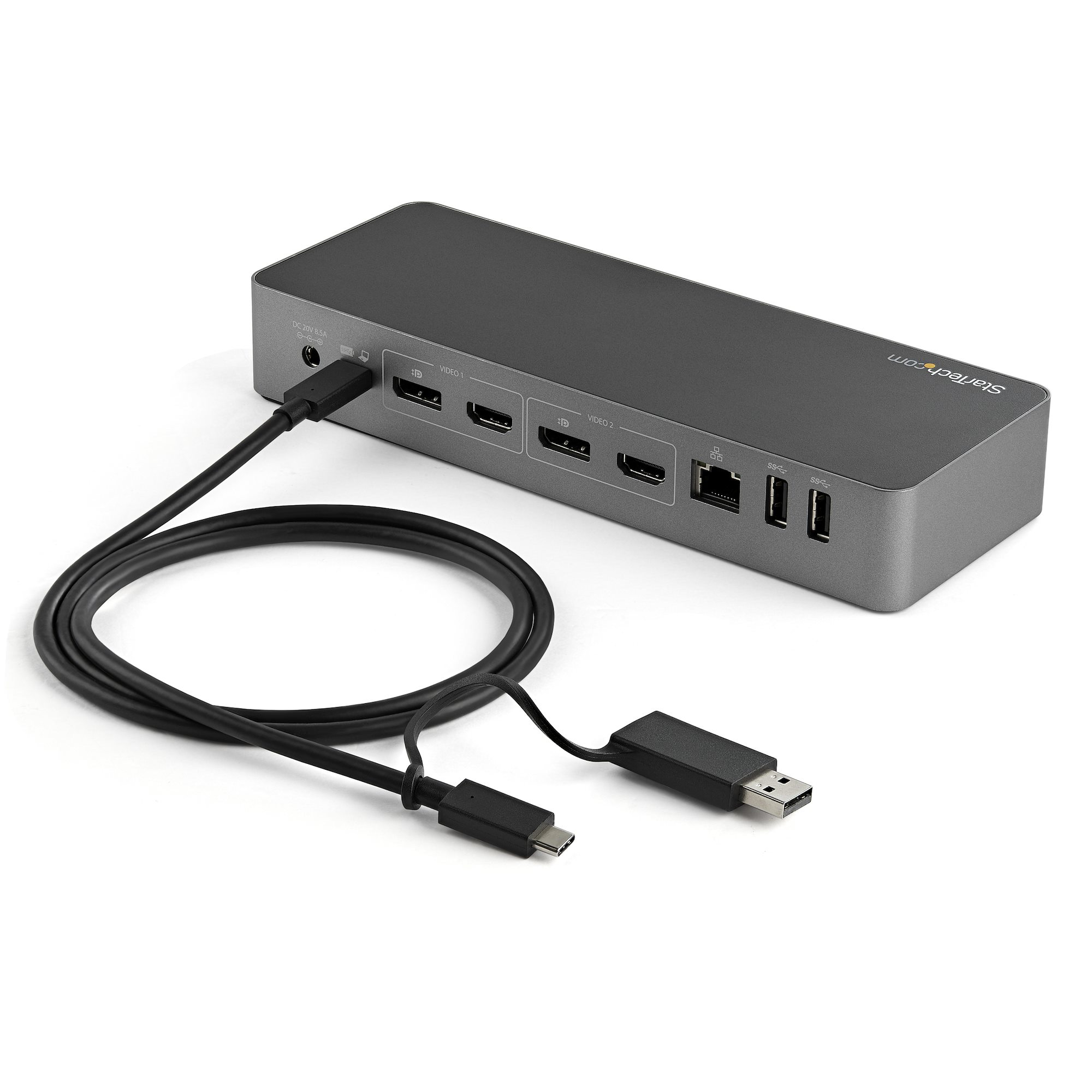StarTech.com Universal Laptop Docking Station, Hybrid USB-C & USB-A Dock, Dual 4K DP & HDMI – image 2