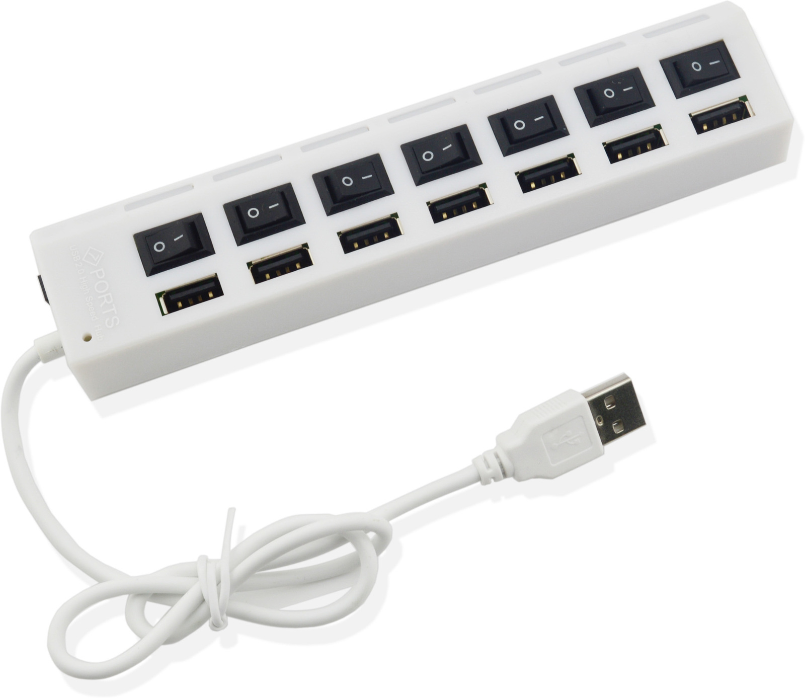CoreParts MSPP70510 interface hub USB 2.0 480 Mbit/s White