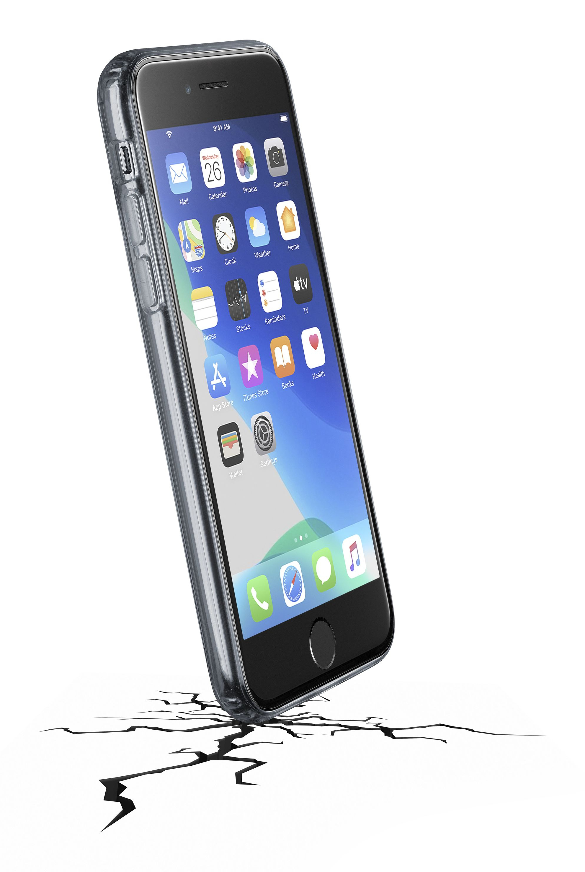 Cellularline Clear Strong - iPhone SE (2022) / SE (2020) / 8 / 7 Hard case with rubber edges – image 6