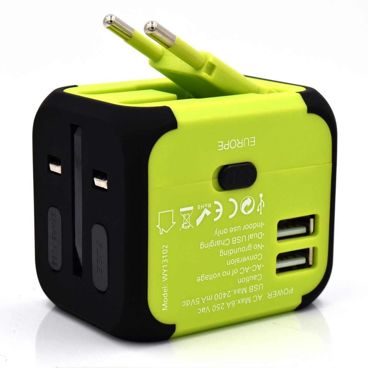Welly Enjoy IT WY13102 mobile device charger Digital camera, MP3, Smartphone, Tablet Black, Green AC Auto, Indoor – image 7