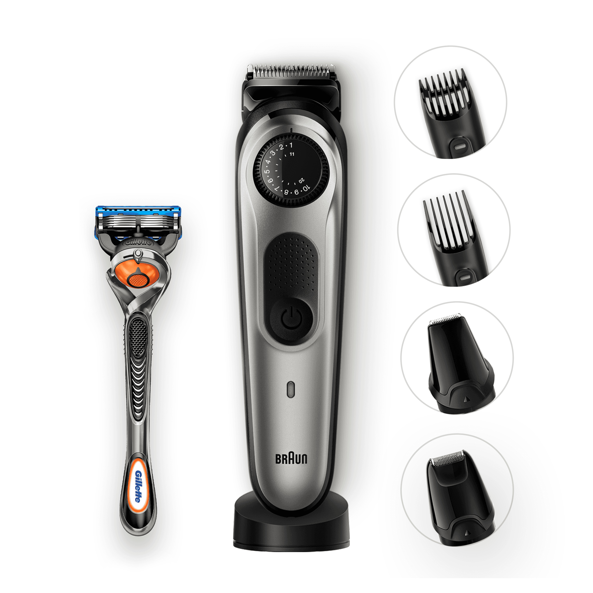 Braun BeardTrimmer BT7040, Beard Trimmer & Hair Clipper, Detail Trimmer & Mini Foil Shaver – image 6