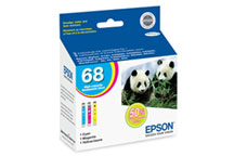 Epson T068520 - High-Capacity Multi-Pack Color DURABrite Ultra Ink Cartridges