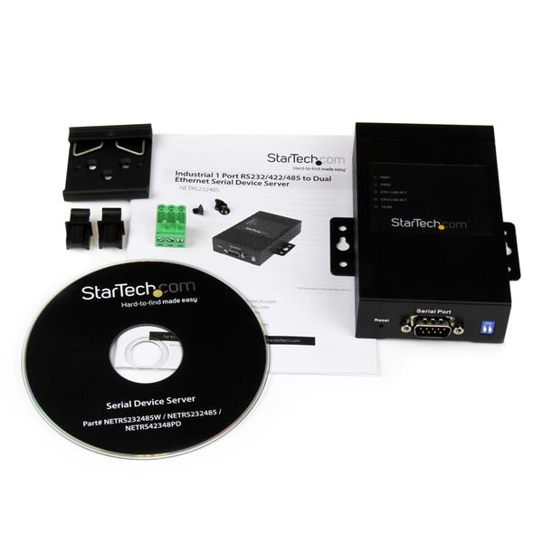 StarTech.com 1 Port Industrial RS-232 / 422 / 485 Serial to IP Ethernet Device Server – image 5