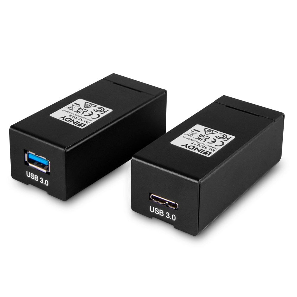 Lindy 200m Fibre Optic USB 3.0 Extender – image 2