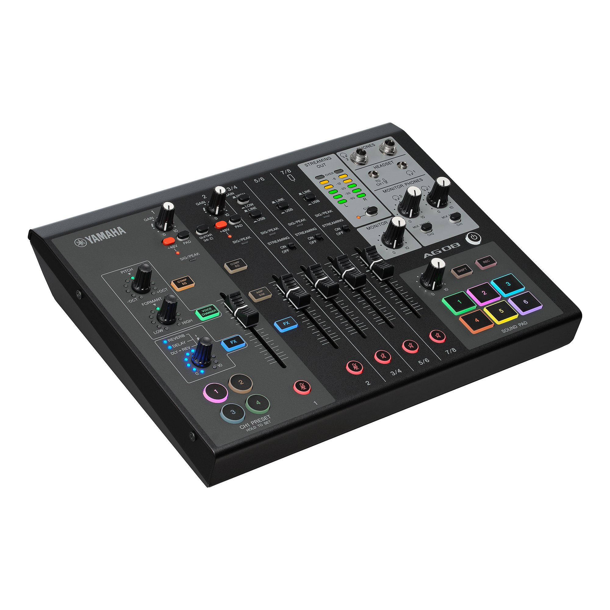 Yamaha AG08/BK audio mixer 8 channels Black – image 3
