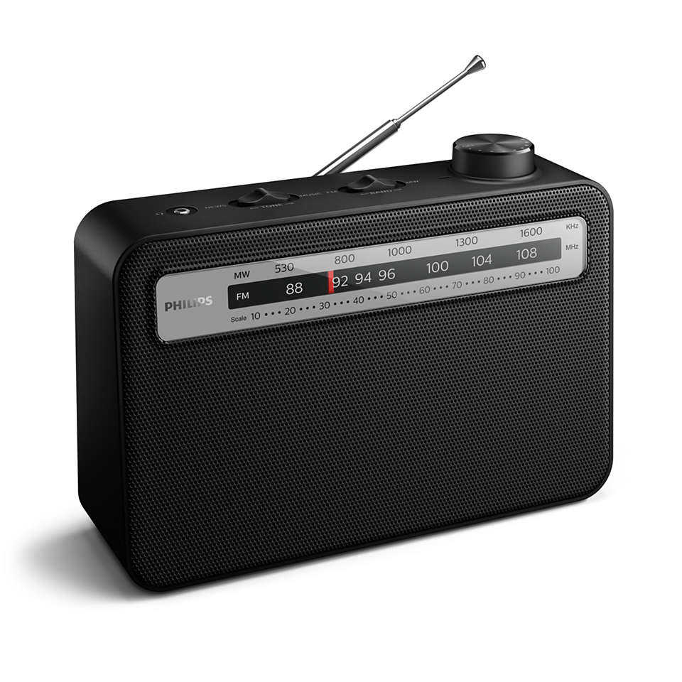 Philips 2000 series TAR2506/12 radio Portable Analog Black – image 4
