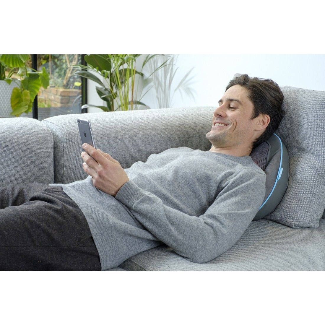 HoMedics SGP-1100H-EU massager Belt, Legs, Neck, Shoulders, Thighs Grey – image 6