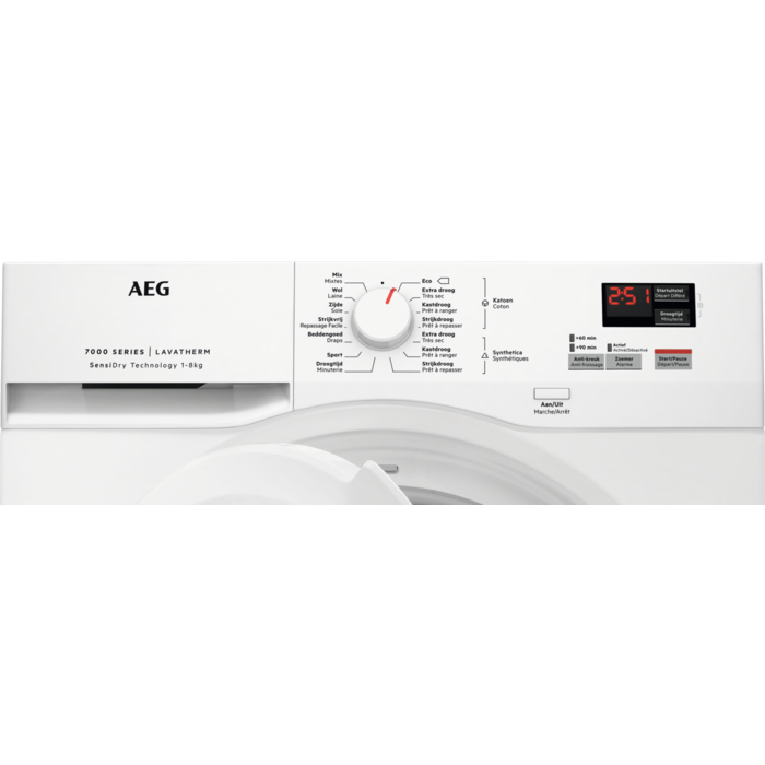 AEG T7DBK84P tumble dryer Built-in Top-load – image 2