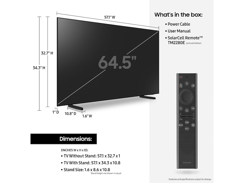 Samsung QN65Q60BAF 165.1 cm (65") 4K Ultra HD Smart TV Wi-Fi Black – image 9