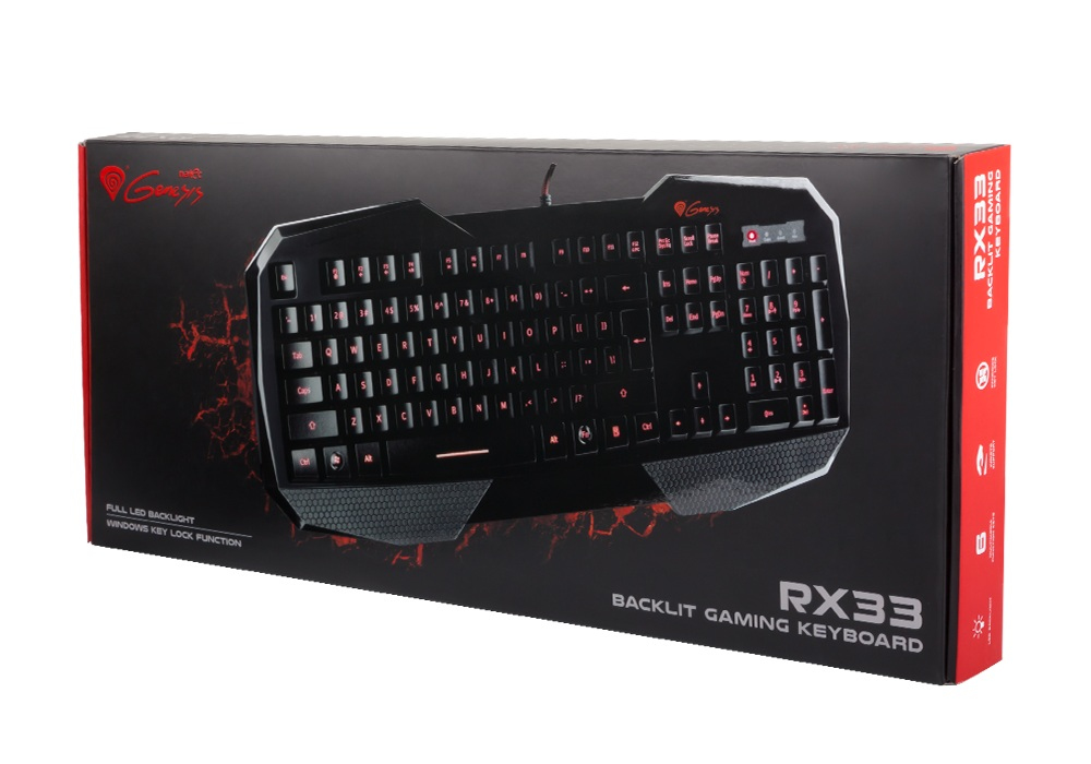 GENESIS RX33 keyboard Gaming USB Black – image 3