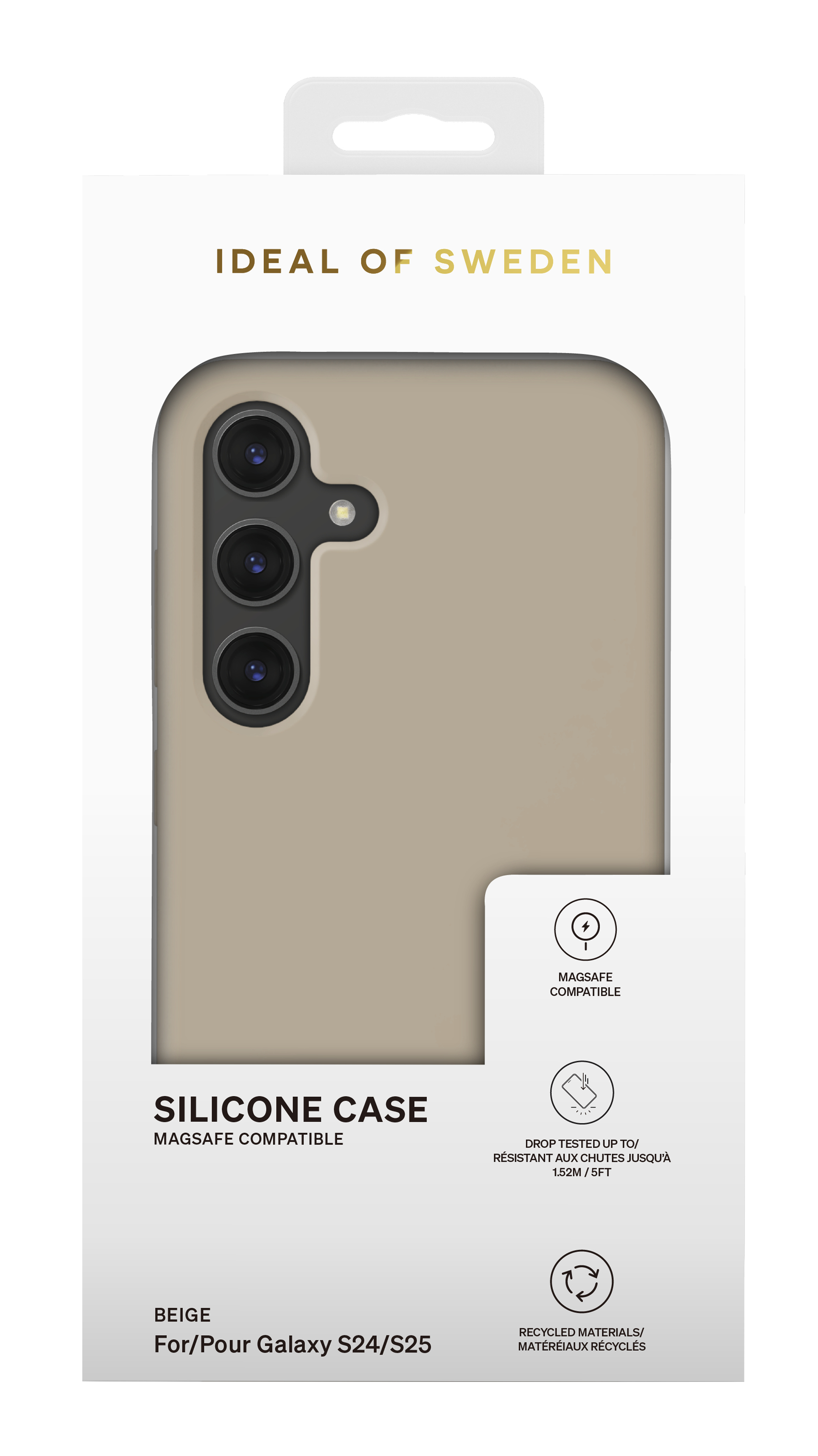 iDeal of Sweden Silicone Case MagSafe Galaxy S24 / S25 Beige – image 5