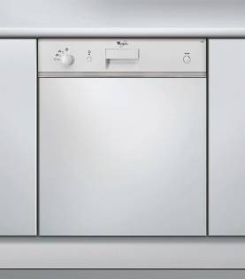 Whirlpool W64/1/WH dishwasher Semi built-in 12 place settings