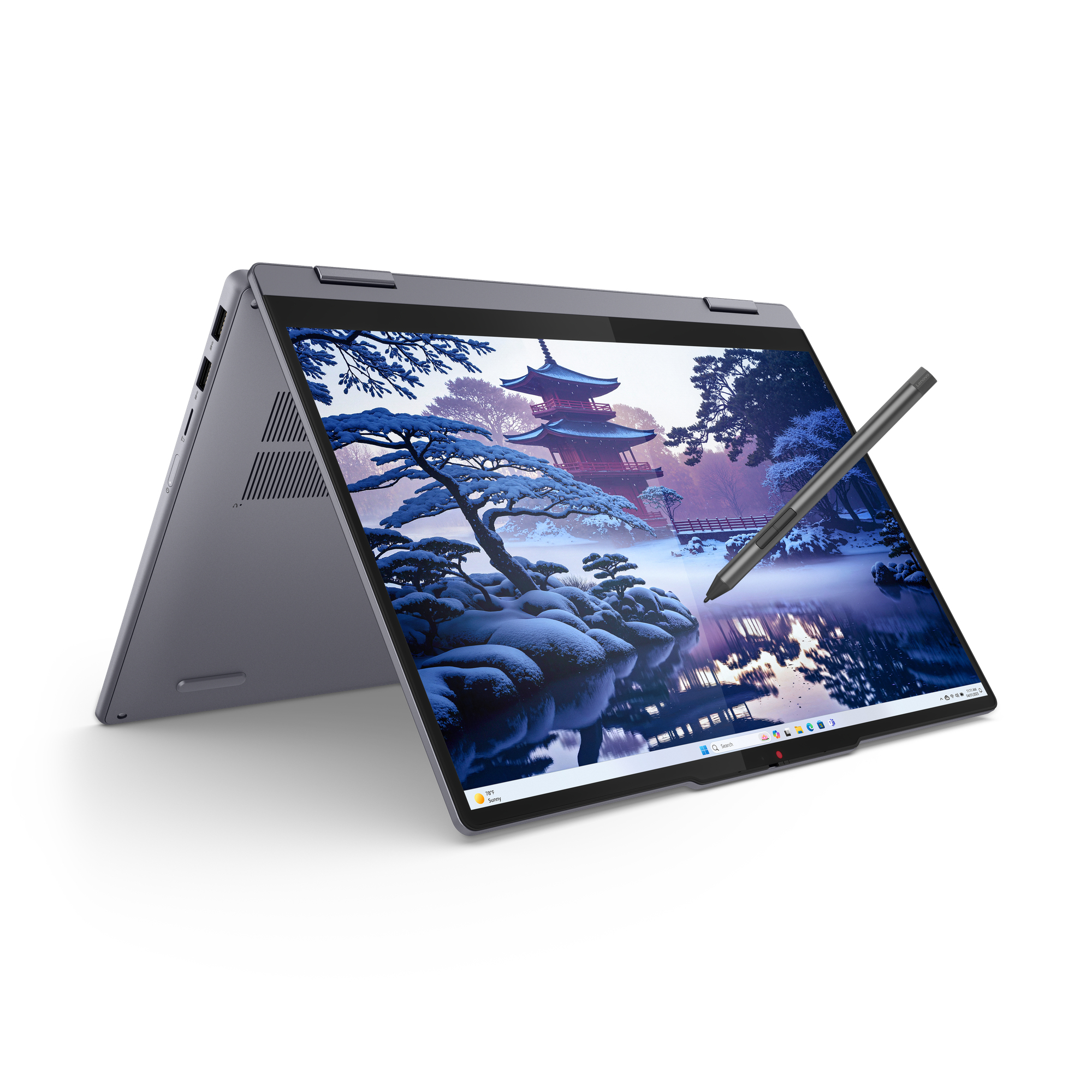 Lenovo IdeaPad 5 2-in-1 14IAL10 Intel Core Ultra 5 225H Hybrid (2-in-1) 35.6 cm (14″) Touchscreen WUXGA 16 GB LPDDR5x-SDRAM 512 GB SSD Wi-Fi 6 (802.11ax) Windows 11 Home Grey image 10