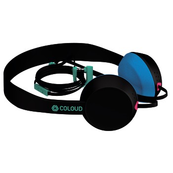 Hama Knock Headphones Wired Head-band Black, Cyan – image 3