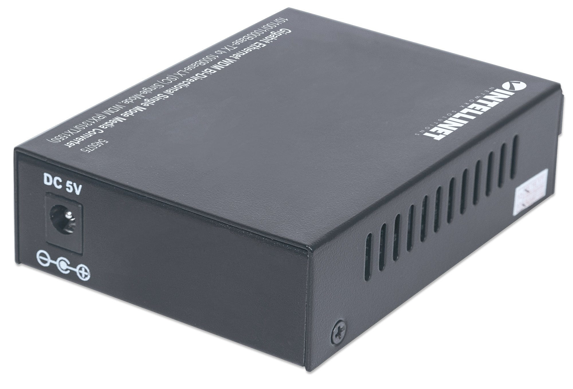 Intellinet Gigabit Ethernet WDM Bi-Directional Single Mode Media Converter, 10/100/1000Base-Tx to 1000Base-Lx (SC) Single-Mode, 20km, WDM (Rx1310/Tx1550) – image 4