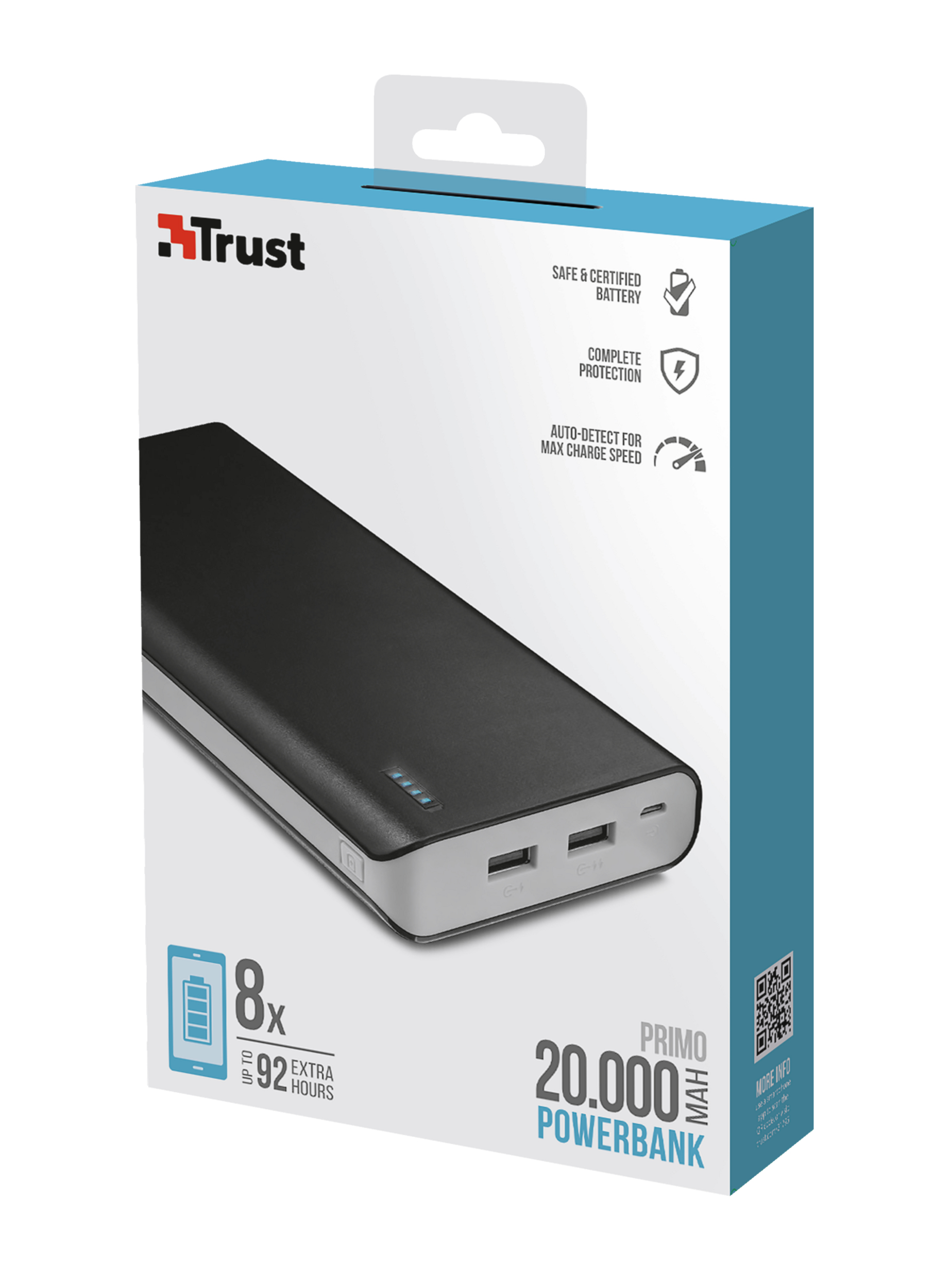 Trust 21795 power bank Lithium-Ion (Li-Ion) – image 3