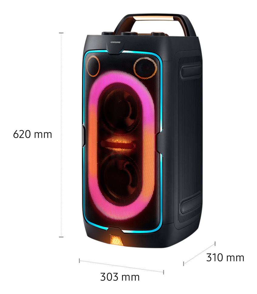 Samsung MX-ST40F Party speaker Black image 3