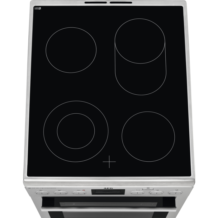 AEG CCB56470BX Freestanding cooker Electric Zone induction hob Stainless steel – image 3