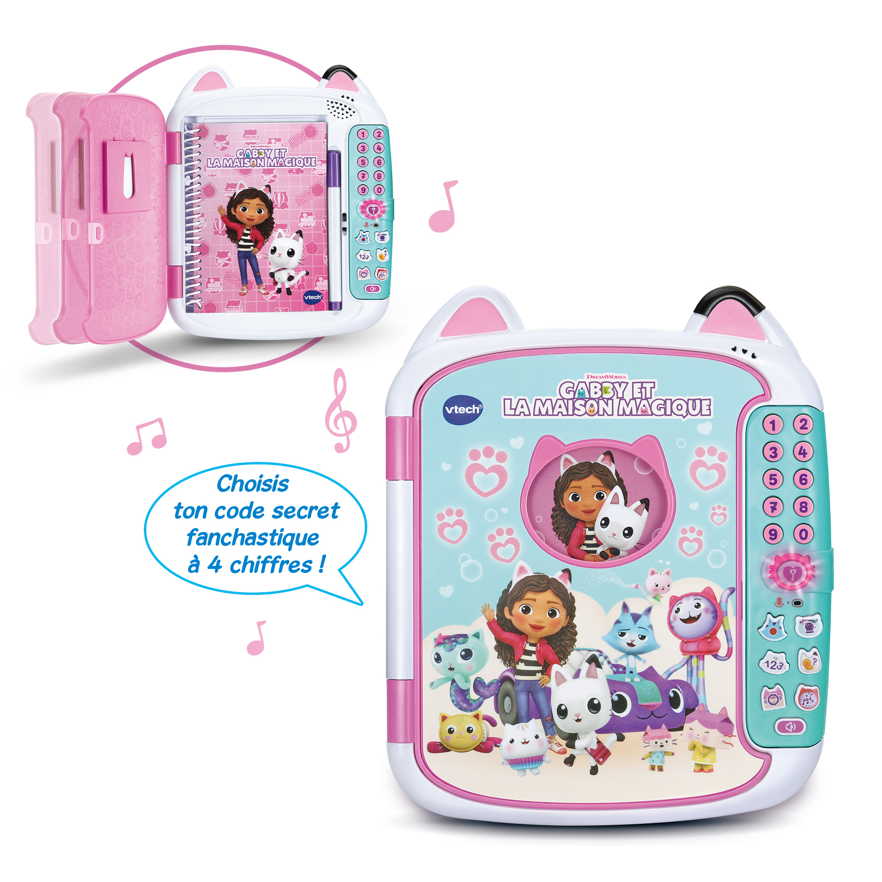 VTech GABBY ET LA MAISON MAGIQUE - KIDISECRETS, MON JOURNAL INTIME – image 4