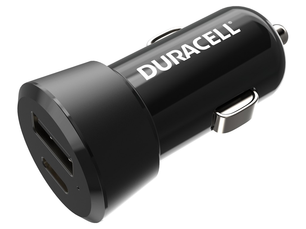 Duracell Type-C/Type-A In-Car Charger 3A – image 2
