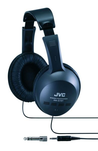 JVC HA-G101 Headphones Wired Head-band Music Black, Blue image 1