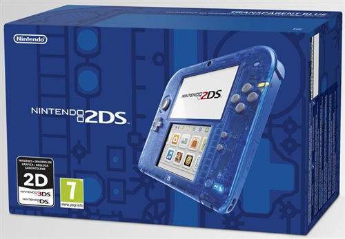 Nintendo Console 2ds Blu Trasparente – image 1