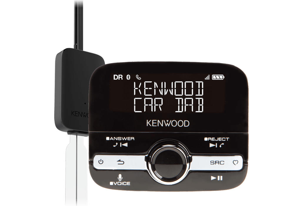 Kenwood KTC-500DAB car media receiver Black Bluetooth – image 1