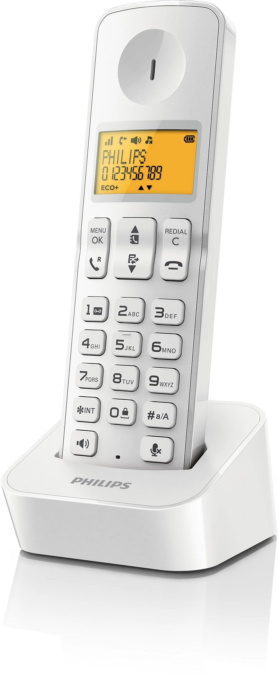 D2101W/23 telephone DECT telephone Caller ID Black