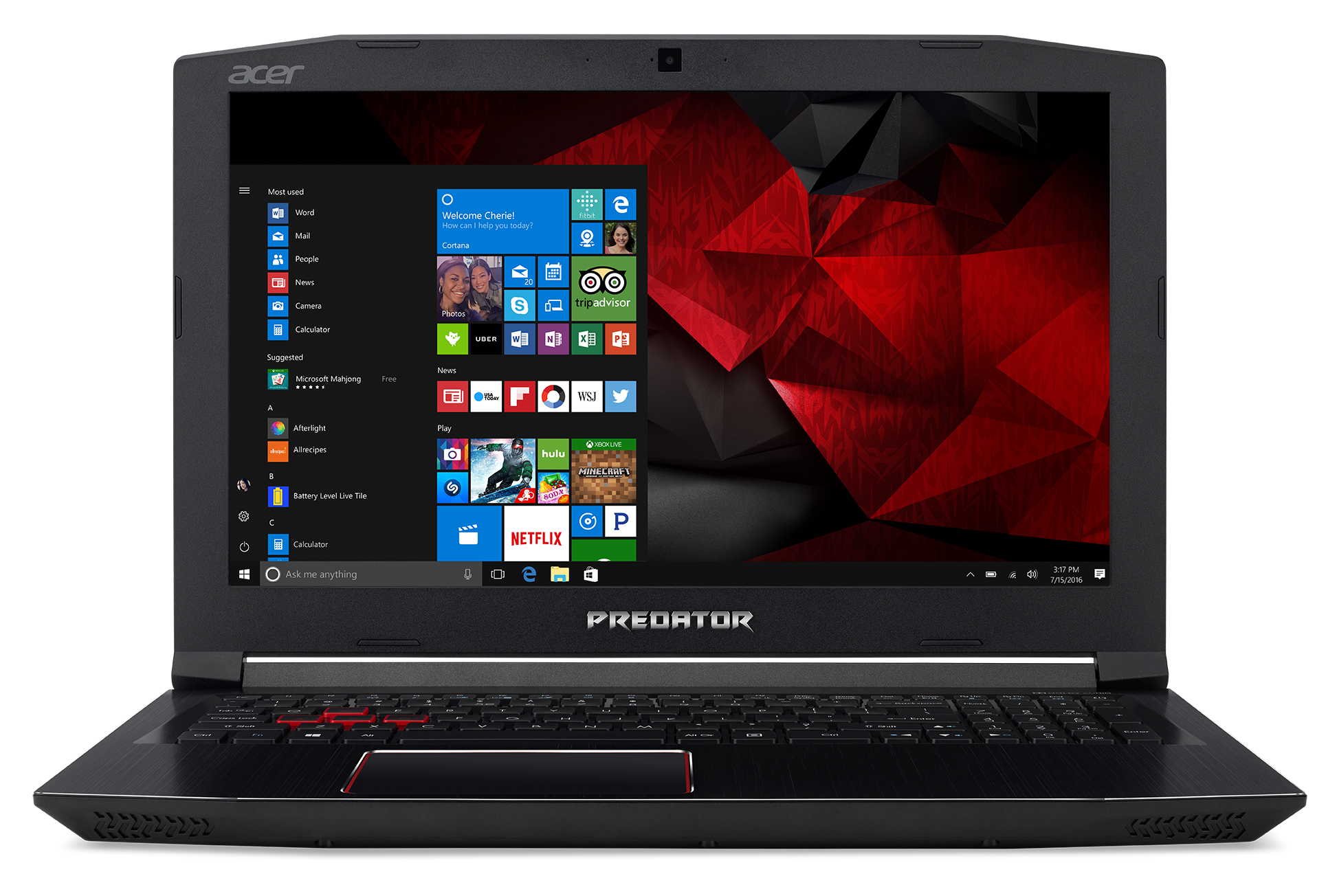Acer Predator Helios 300 G3-572-59FJ Intel® Core™ i5 i5-7300HQ Laptop
