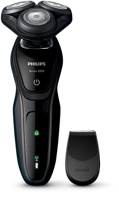 Philips 5000 series S5076/06 men's shaver Rotation shaver Trimmer Black