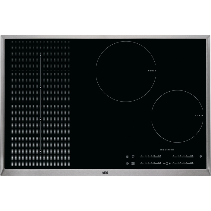 AEG HDP54108XB Black, Stainless steel Built-in Zone induction hob 4 zone(s) – image 1