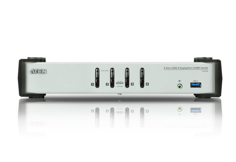 ATEN CS1914-AT-E KVM switch Black, Grey – image 3
