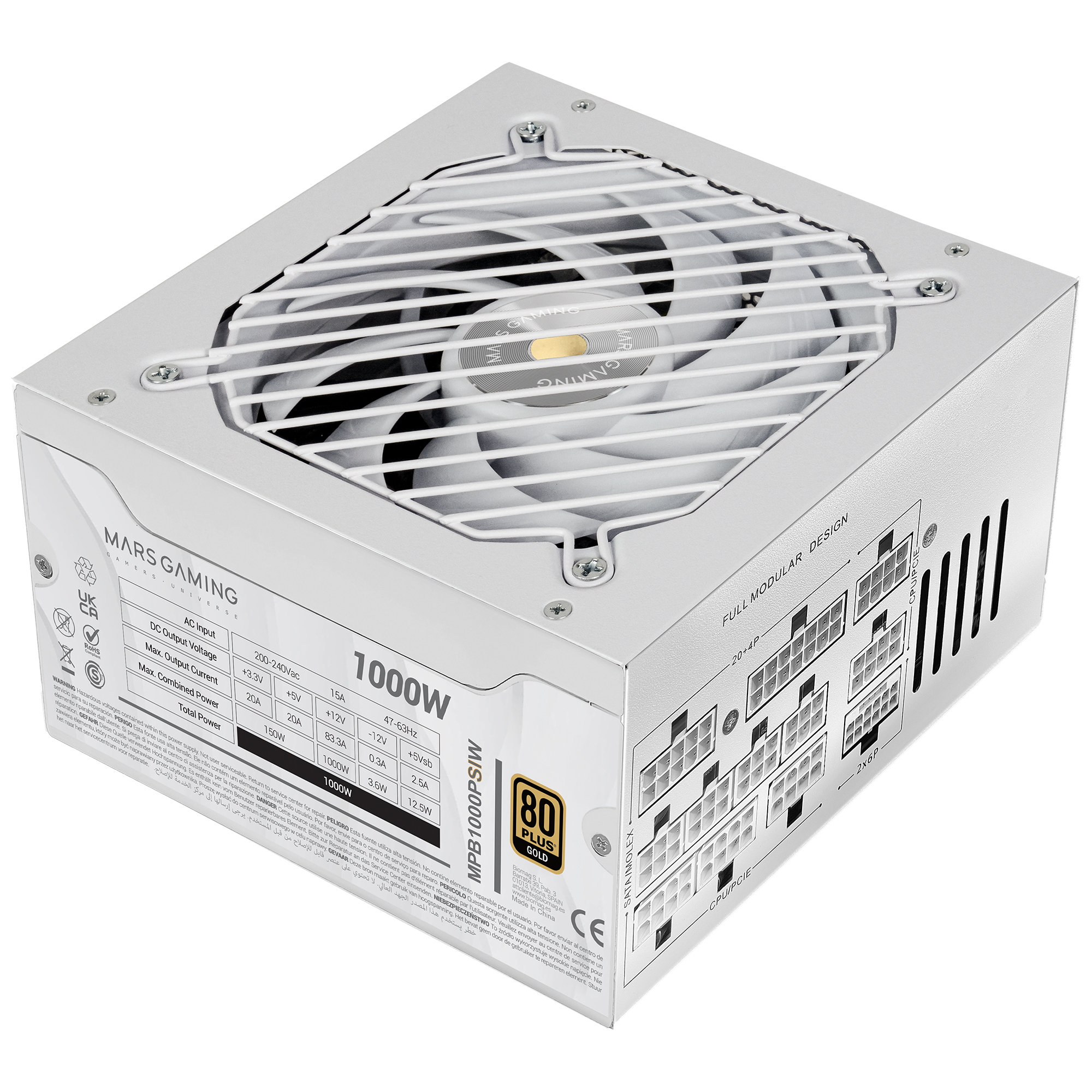 Mars Gaming MPB1000PSIW power supply unit