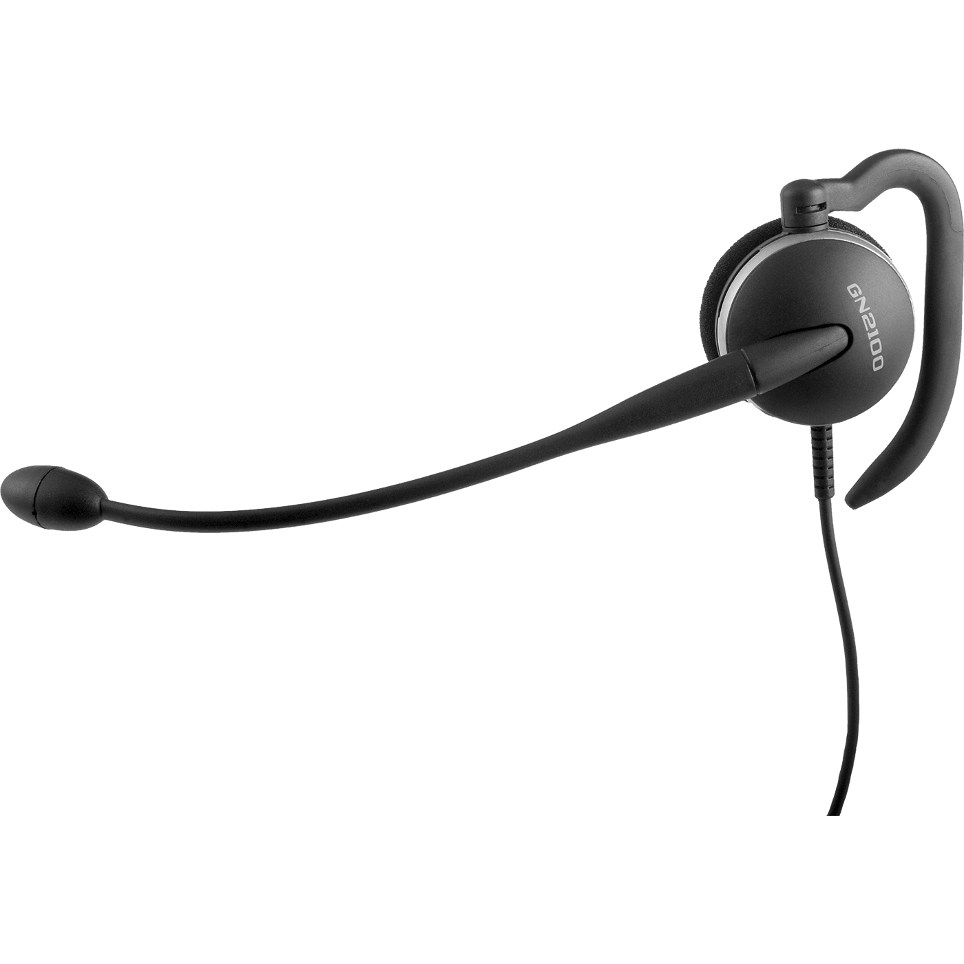 Jabra GN2100 FlexBoom Monaural Headset Kabel Öronkrok Kontor/callcenter Bluetooth Svart