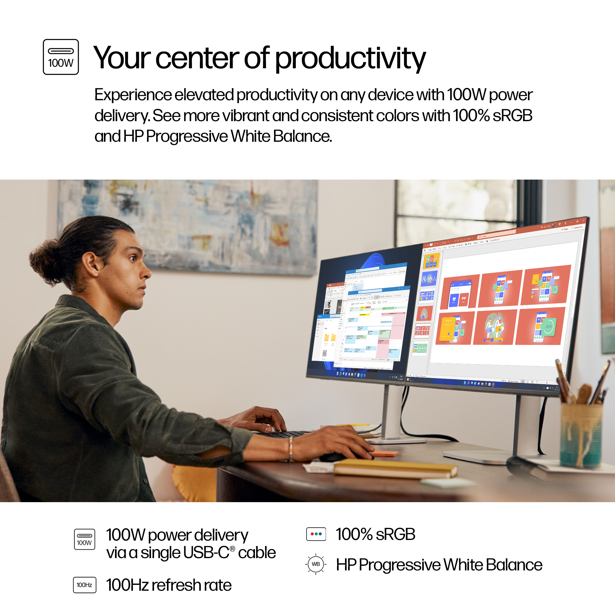 HP Series 5 Pro 27 inch QHD USB-C Monitor – 527pu image 10