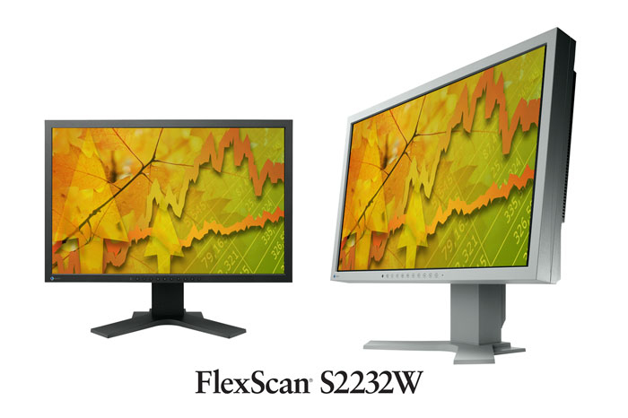 EIZO MT22 Eizo S2232WH-BK 350cd/q 1200:1 6ms PH DVI-D schwarz