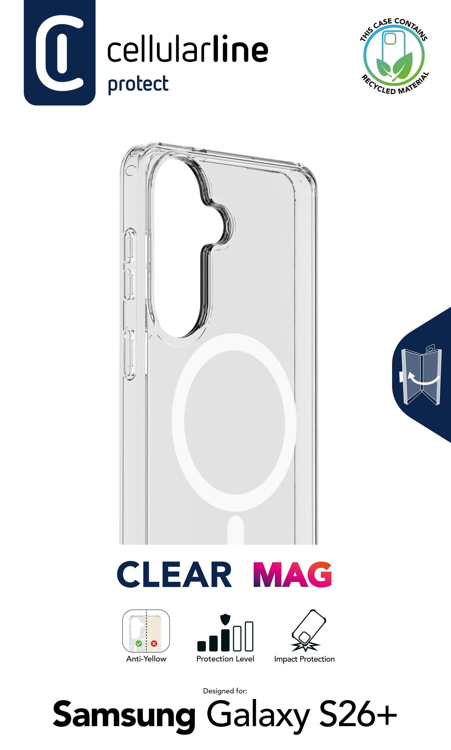 Cellularline CLEAR MAG - GALAXY S26+ – image 2