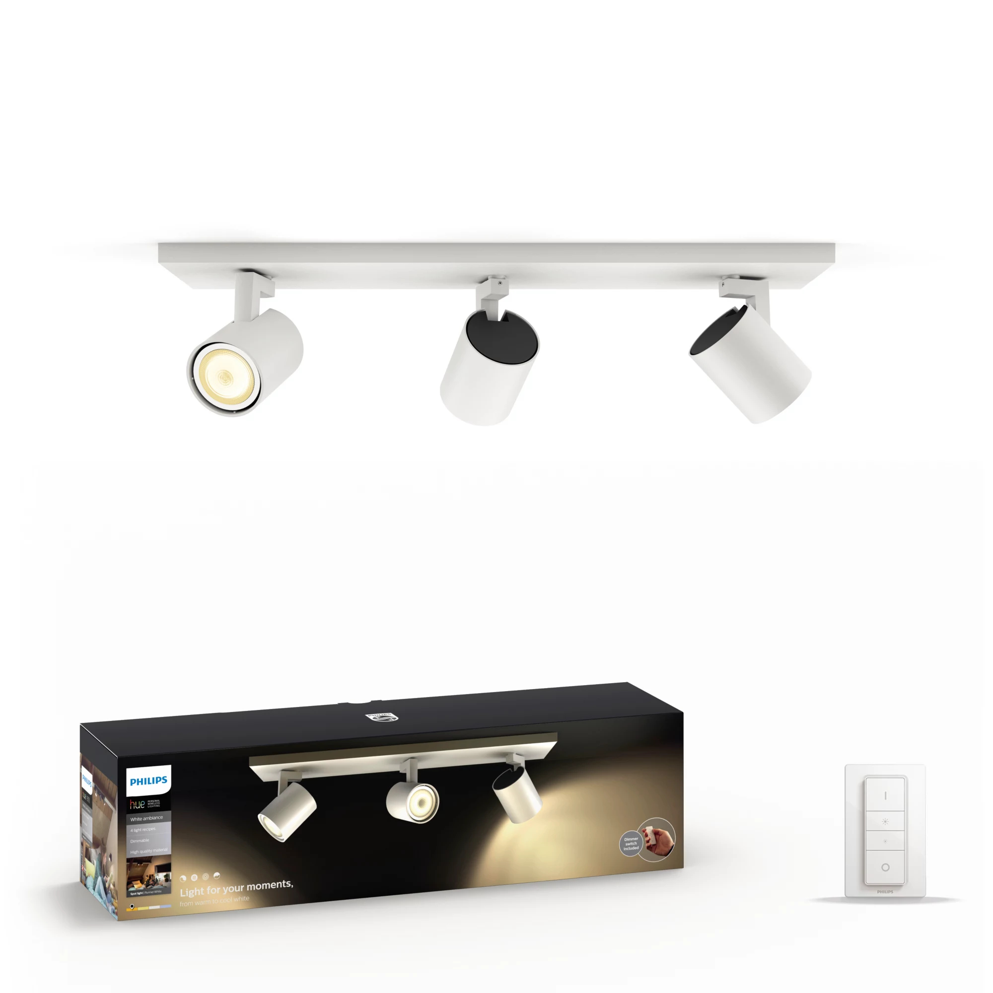 Philips by Signify Philips Hue White ambience Runner triple spotlight