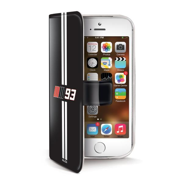 Nilox NXMM93AI5B mobile phone case Folio Black