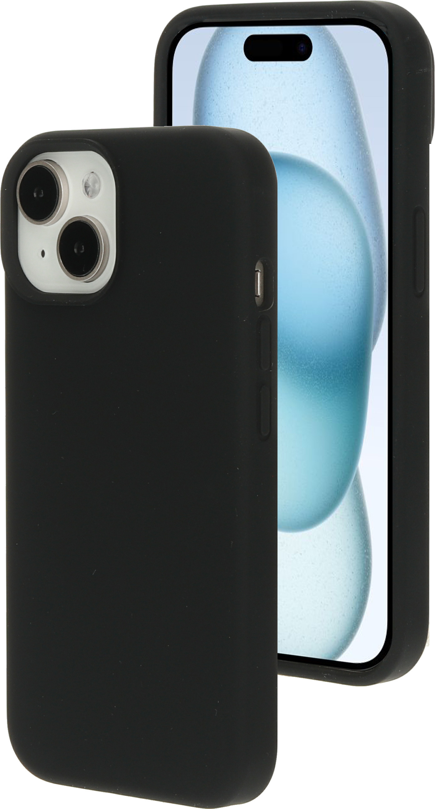 Mobiparts Silicone Cover Apple iPhone 15 Black (Magsafe Compatible) – image 1