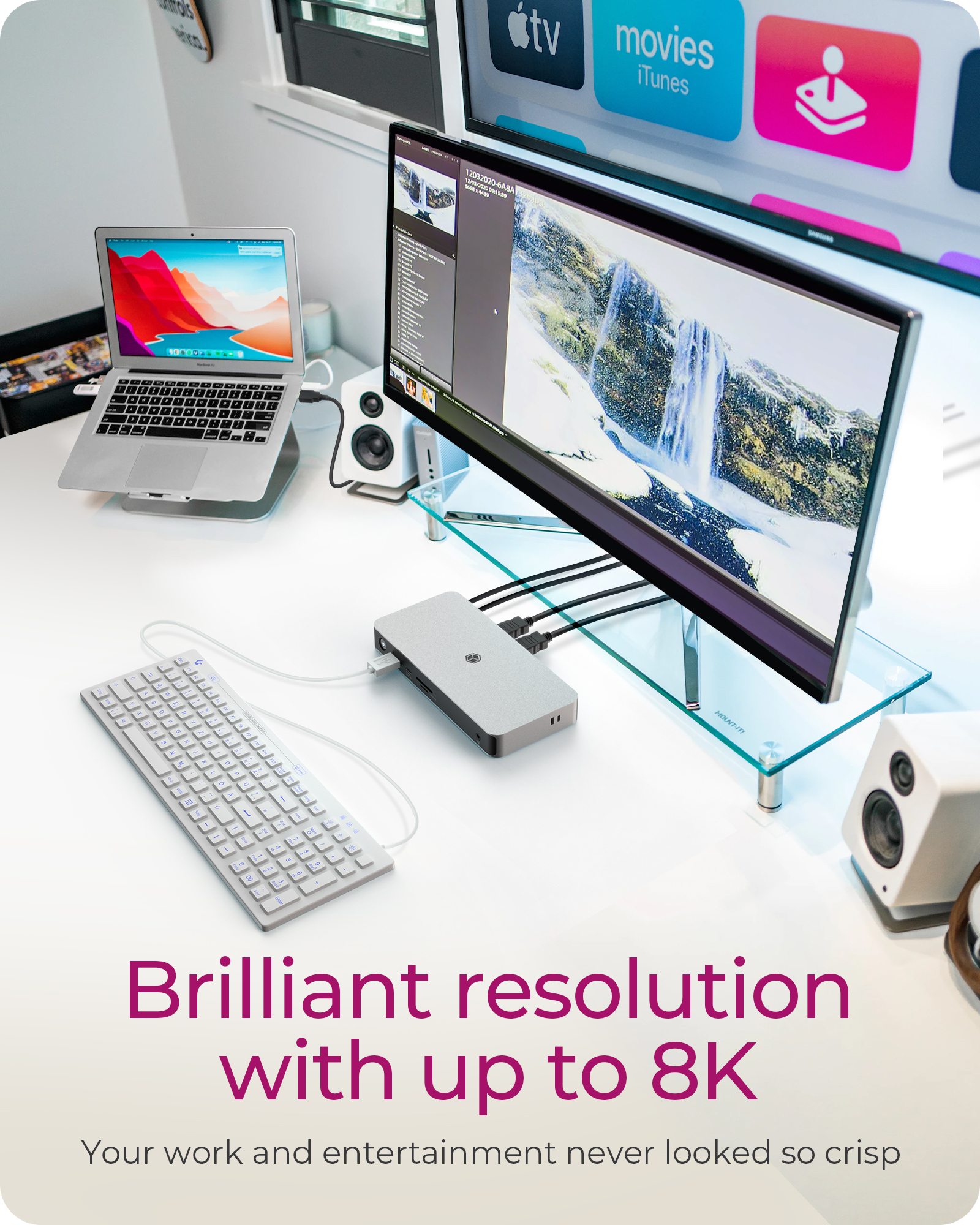 ICY BOX 10-in-1 USB4 Type-C DockingStation with dual video output – image 3