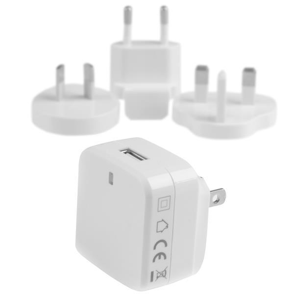 StarTech.com USB Wall Charger with Quick Charge 2.0 - International Travel - White – image 2