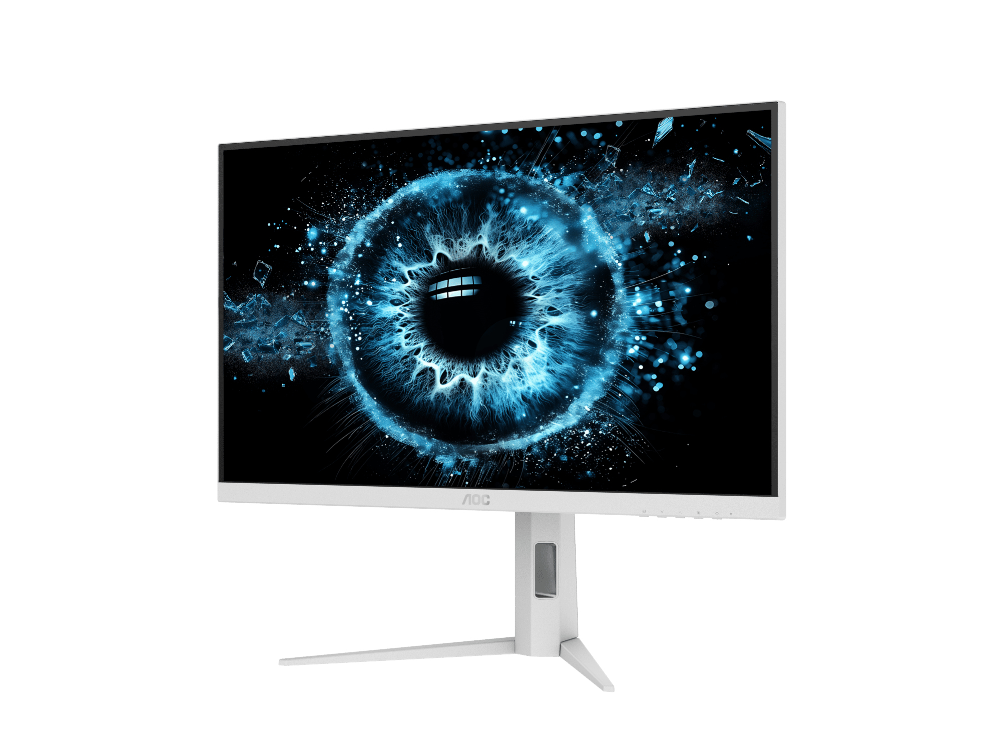 AOC G4 Q27G4SL/WS computer monitor 68.6 cm (27″) 2560 x 1440 pixels Quad HD LED Silver, White image 3