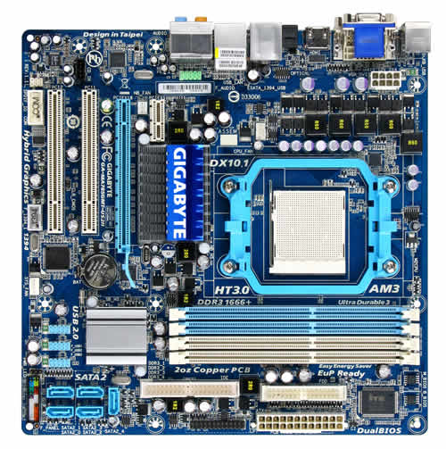 GIGABYTE GA-MA785GMT-US2H (rev. 3.3) – image 1