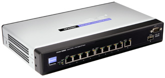 Linksys SPS208G 8 x 10/100 + 2 x Gigabit SP Switch