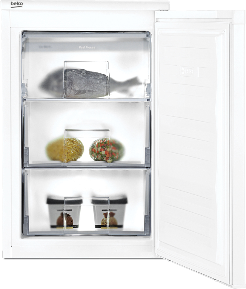 Beko FXS3584W Freestanding Undercounter Freezer with Freezer Guard – image 2