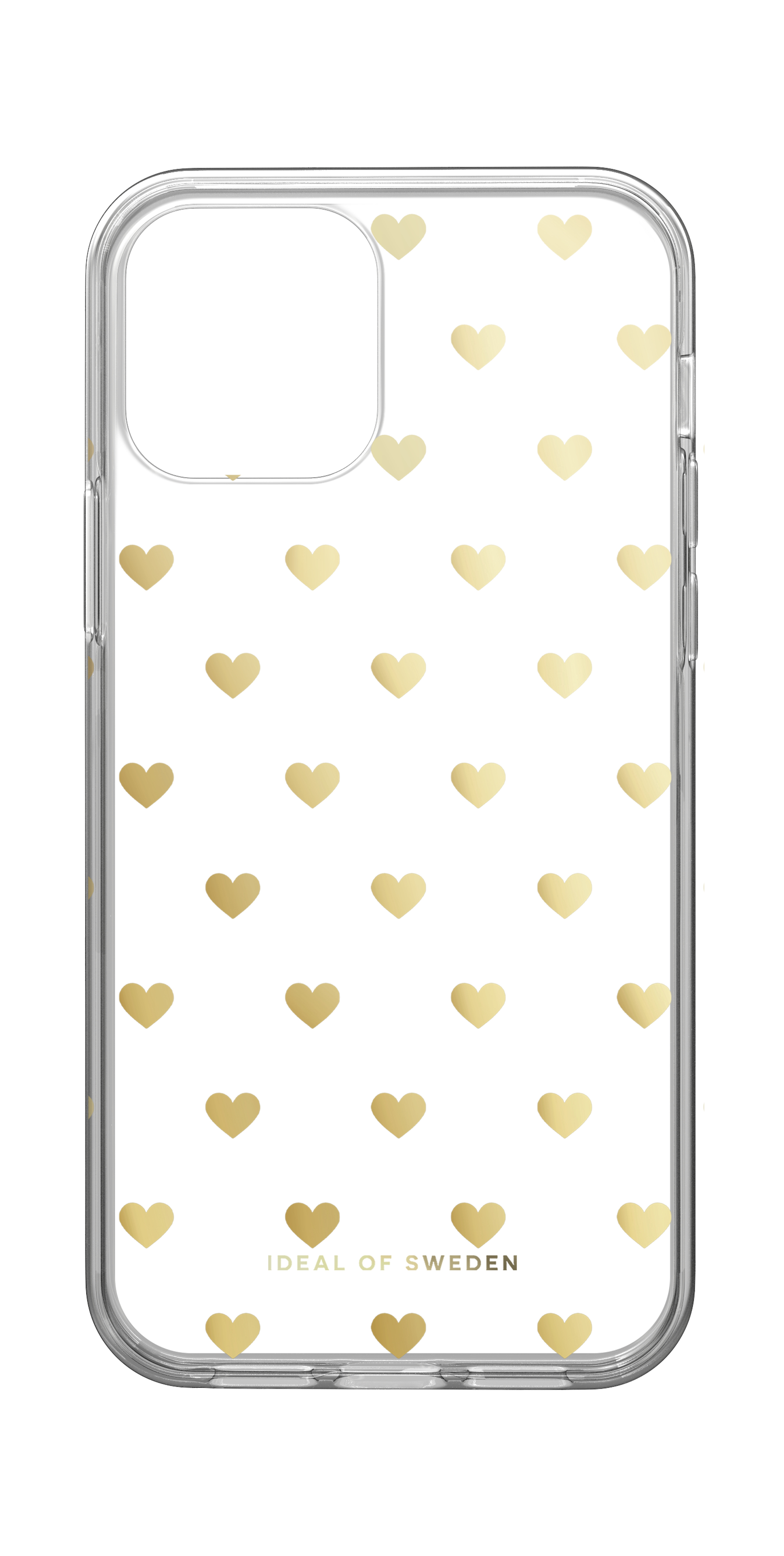 iDeal of Sweden Clear Case MagSafe iPhone 12 / 12 Pro Golden Hearts – image 1